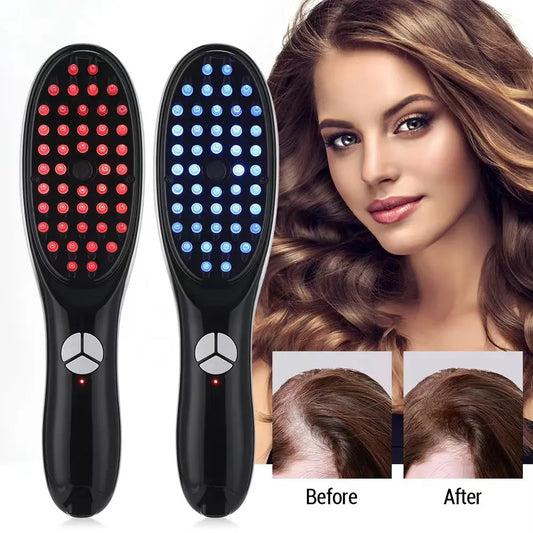 CEPILLO MASAJEADOR DE CUERO CABELLUDO 4 EN 1™ Estimula el crecimiento del cabello