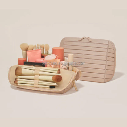 LuxTravel™ Cosmetiquera de Cuero Vegano