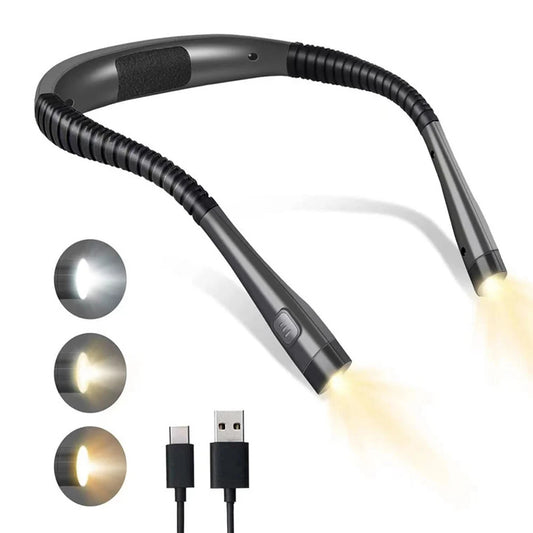 Flexi-Light™ | LUCES LED DIADEMA DE CUELLO PARA LEER ★ Tecnología LED para Lectores Nocturnos