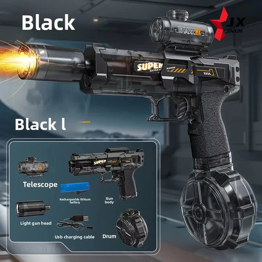 WaterGun™ | PISTOLA DE AGUA ELÉCTRICA ★ Recargable por USB y con luces de disparo