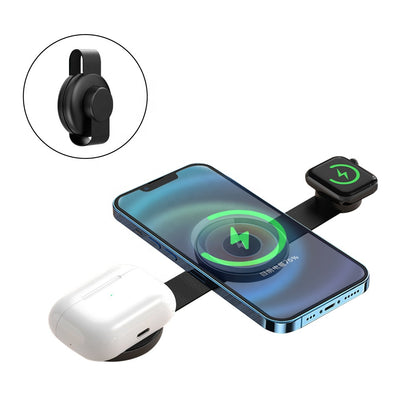 CargaFlex™ Cargador Plegable Magnético 3 en 1