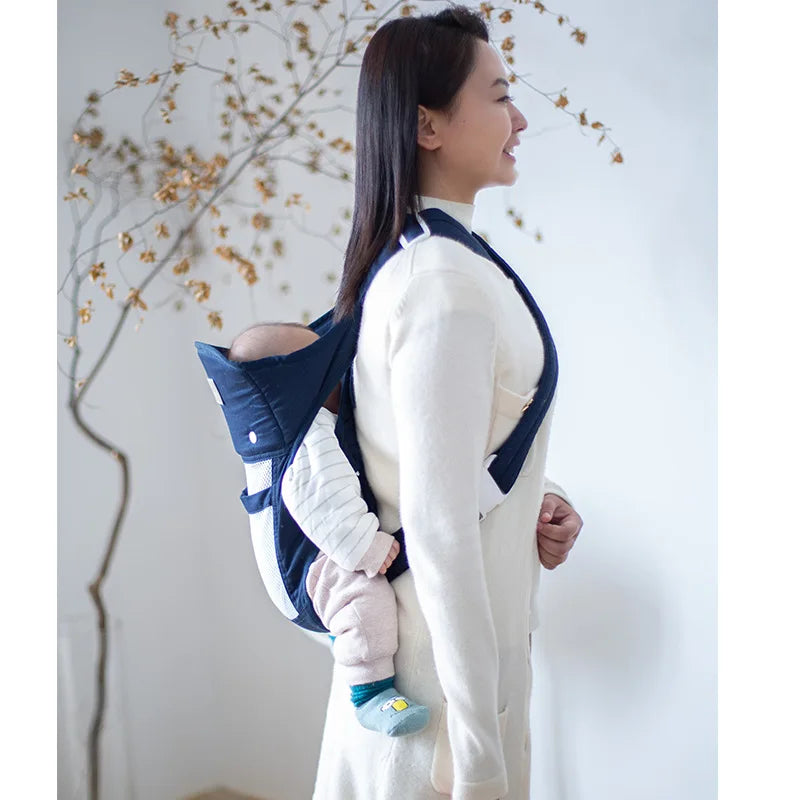 Pocket-Baby® | PORTABEBÉS 4 EN 1 CON CARGADERAS ★ Ideal para bebés de 0 a 36 meses