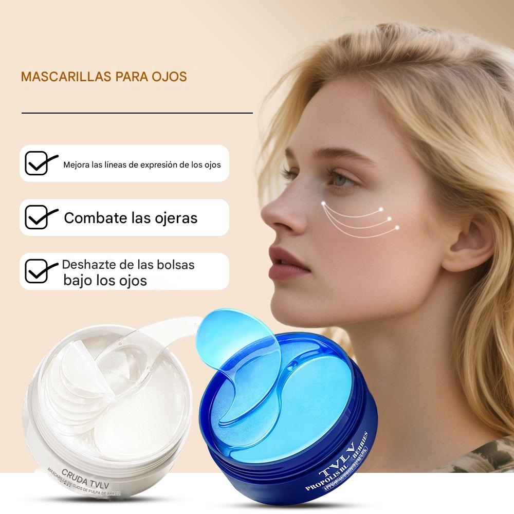 GlowEyes® | PARCHES DE COLÁGENO X60 PCS ★ Combate las ojeras, ten una mirada fresca y rejuvenecida