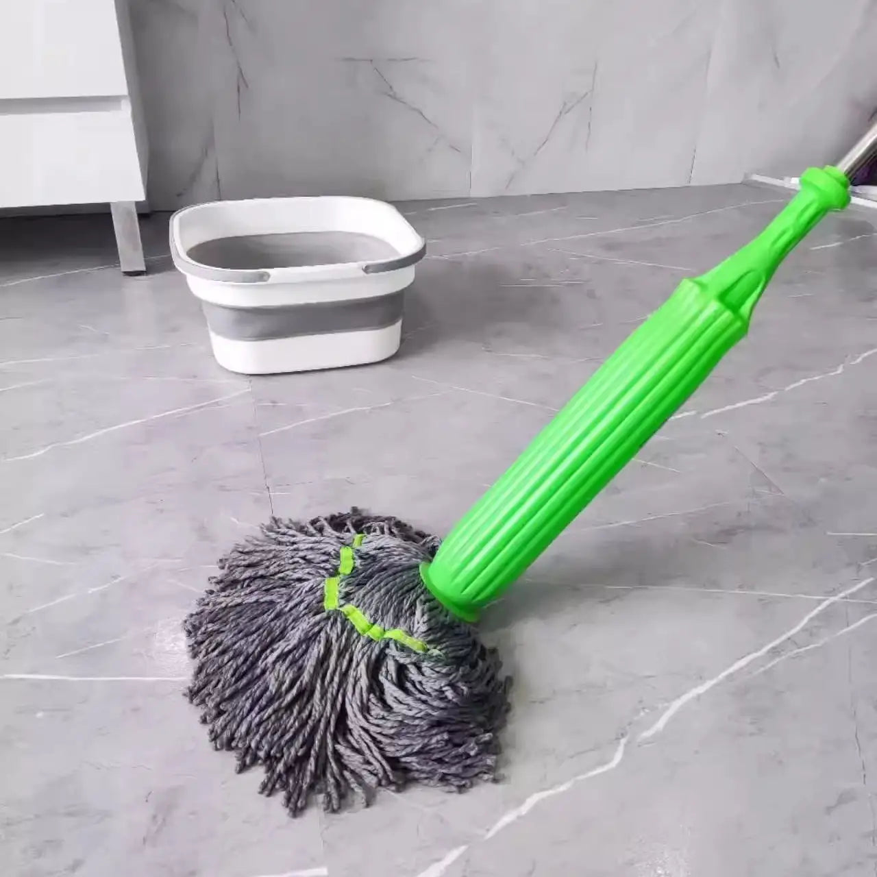 SpeedyMop® | TRAPEADOR AUTOESCURRIBLE 2 EN 1 ★ No más contacto directo para escurrir