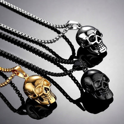 DarkEdge™ Collar con Dije de Calavera