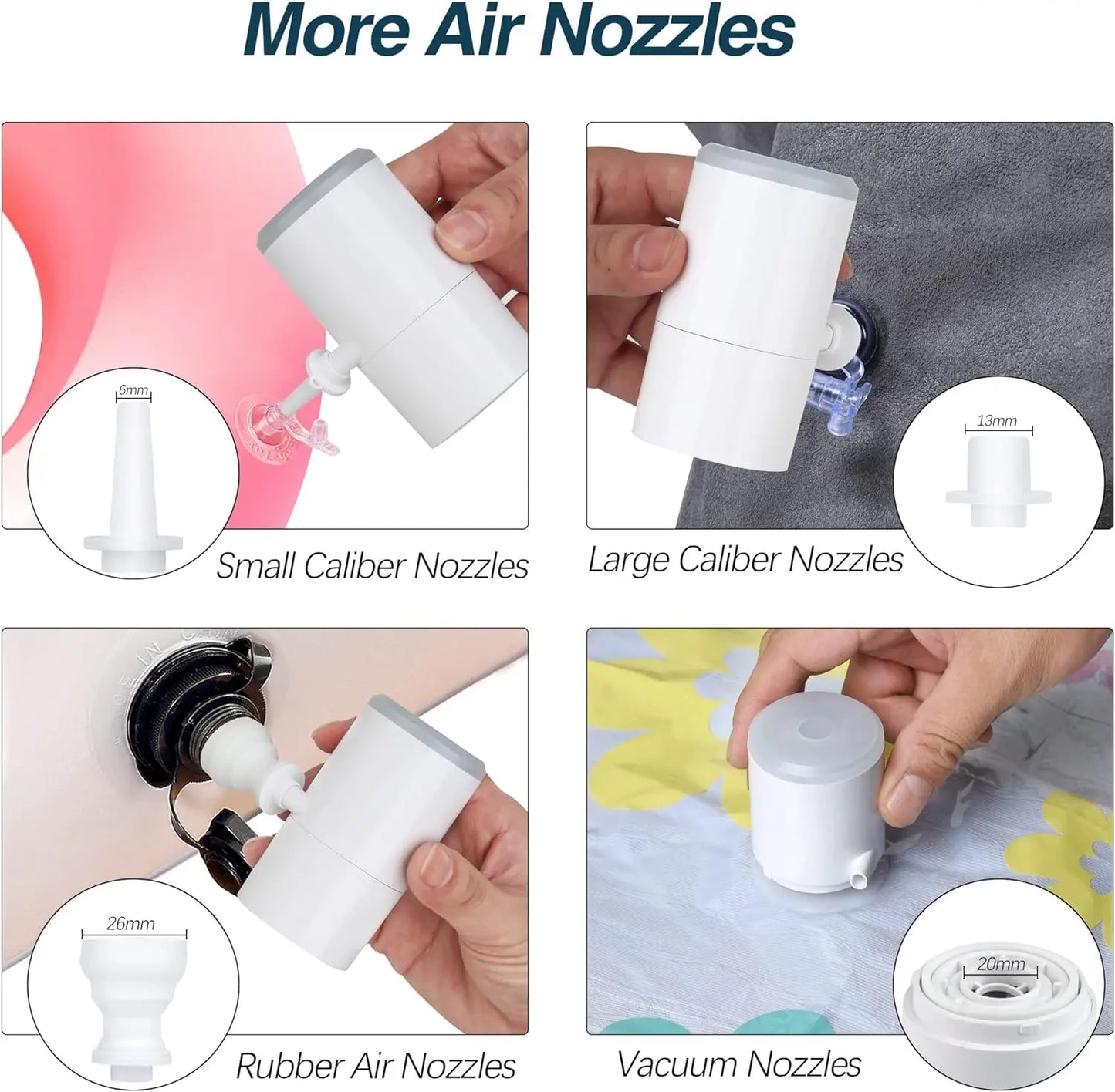 AirGlow PRO® | MINI BOMBA DE AIRE PORTÁTIL CON LÁMPARA INTEGRADA ★ 4 funciones en 1