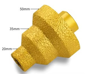 Máster-Drill™ | BROCA ESCALONADA ANGULAR ★ 3 niveles de perforación