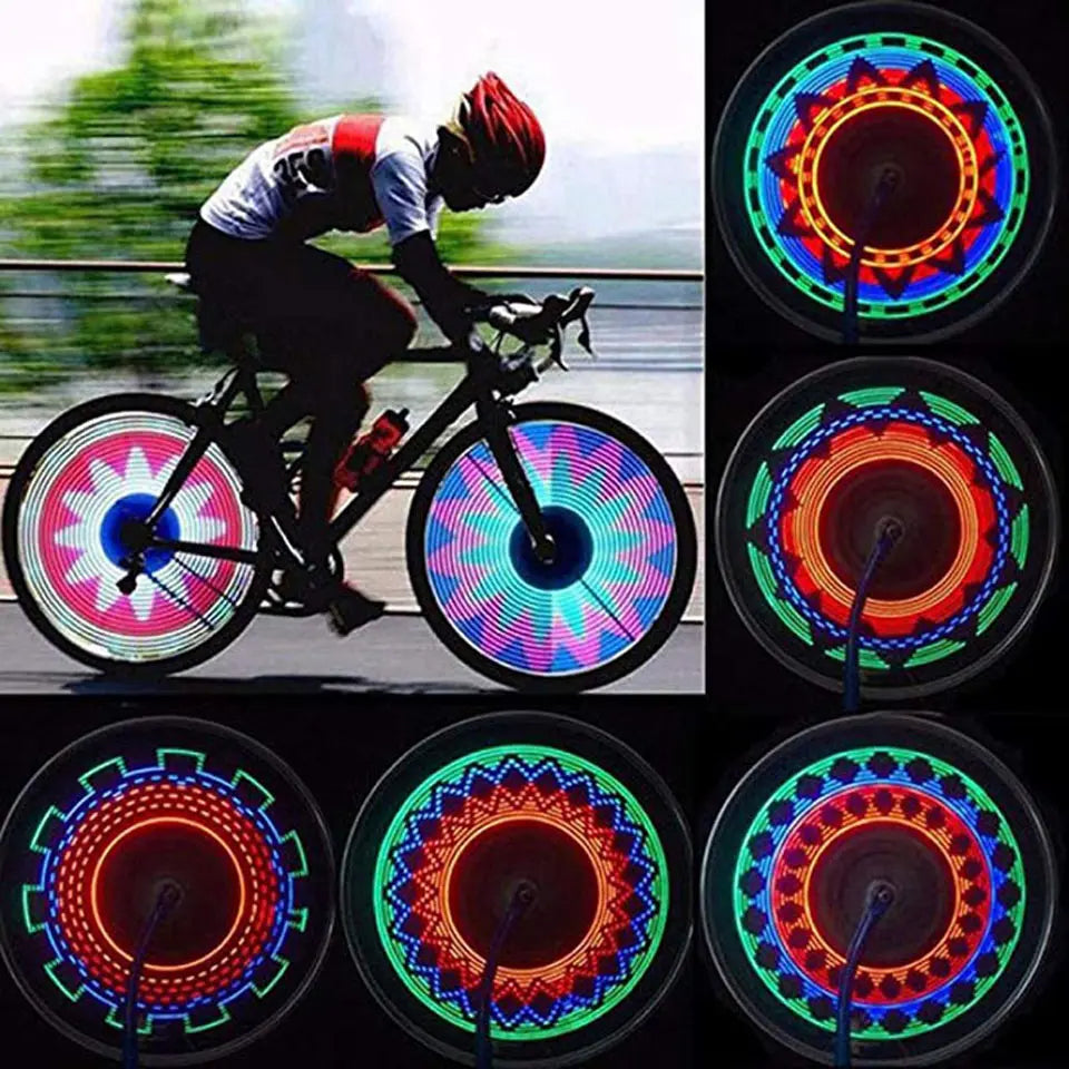 LightGlow™ | LUCES PARA LLANTAS DE BICICLETA ★ Crea hasta 30 patrones diferentes