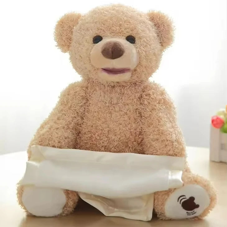 BeautyBear® | OSO DE PELUCHE INTERACTIVO PARA BEBÉS ★ Emite sonidos y se tapa la carita