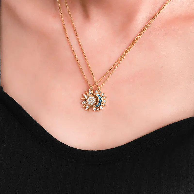 Eternal Love® | COLLAR SOL Y LUNA MAGNÉTICOS ★ El regalo ideal para tu ser amado