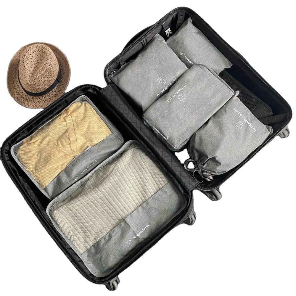 KIT ORGANIZADORES PARA MALETA DE VIAJE ★ SMARTPACK® X6 PIEZAS
