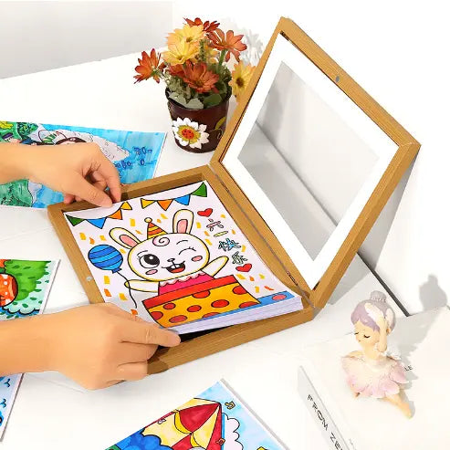 Kids' Art™ | MARCO EXHIBIDOR REEMPLAZABLE ★ Ideal para fotos, dibujos, certificados, etc...