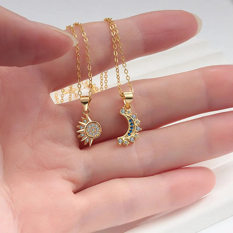 Eternal Love® | COLLAR SOL Y LUNA MAGNÉTICOS ★ El regalo ideal para tu ser amado