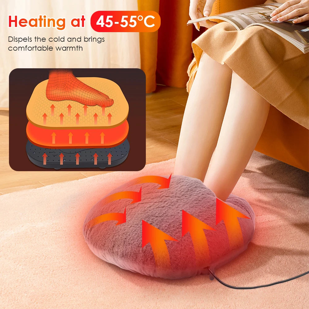 FootCloud® | CALENTADOR DE PIES DE FELPA USB ★ Olvídate del frío en tus pies para siempre