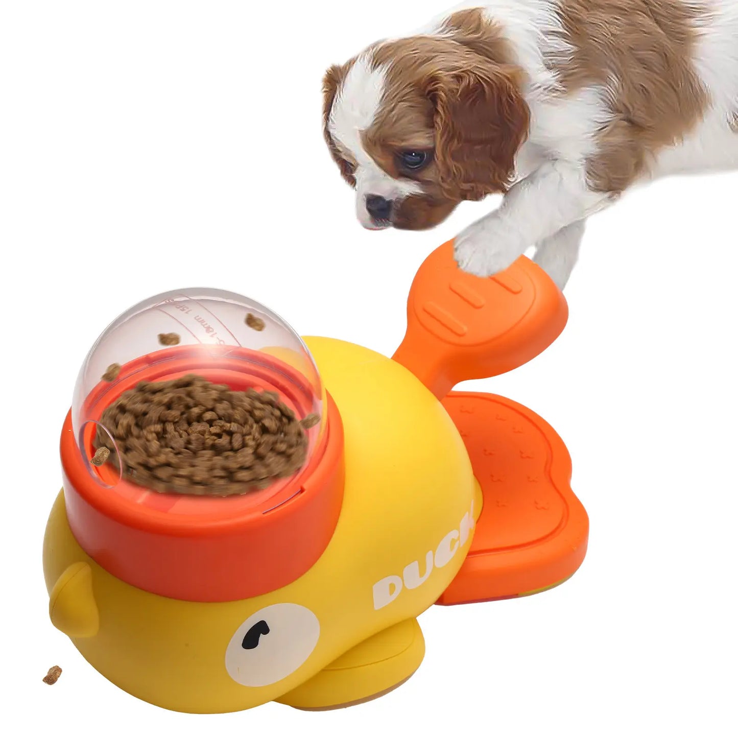 Ducky Bite® | COMEDERO INTERACTIVO 2 EN 1 ★ Ideal para perros y gatos