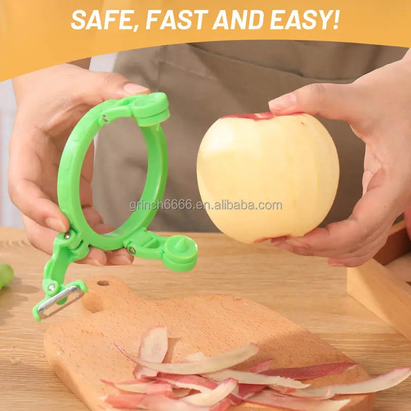 PELADOR DE FRUTAS Y VERDURAS GIRATORIO ★ SAFE PEELER™ Seguro y fácil de usar