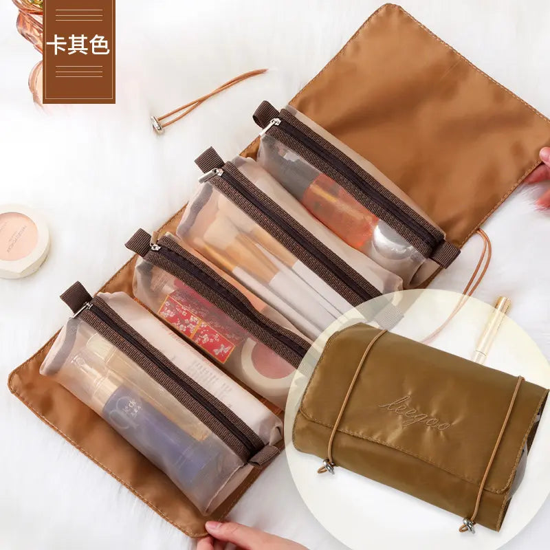 MyBeautySpace™ | BOLSA ORGANIZADORA DE MAQUILLAJE 4 EN 1