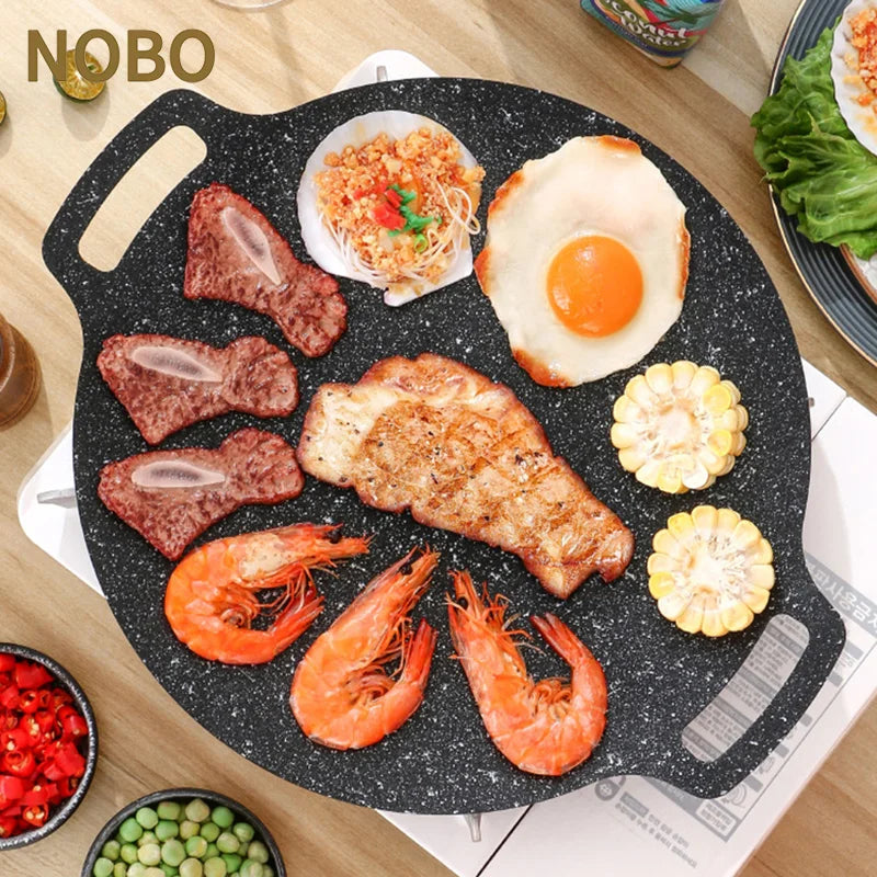 Natural Grill® | SARTÉN COREANO ANTIADHERENTE PARA BARBACOA ★ Para interiores y exteriores