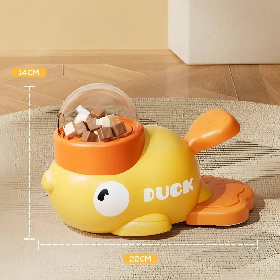 Ducky Bite® | COMEDERO INTERACTIVO 2 EN 1 ★ Ideal para perros y gatos