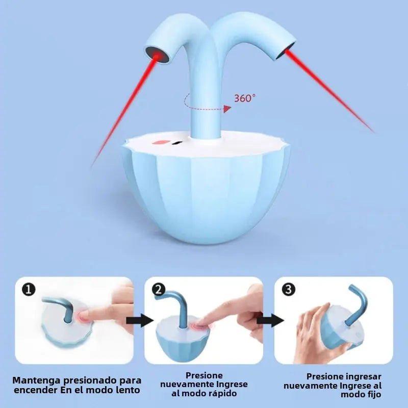 JUGUETE DE LÁSER INTERACTIVO PARA GATOS™ Estimula su actividad física y mental