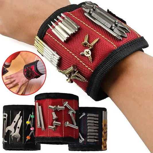 PULSERA MAGNÉTICA PORTÁTIL™ No pierdas tus tornillos, tuercas, brocas y más...