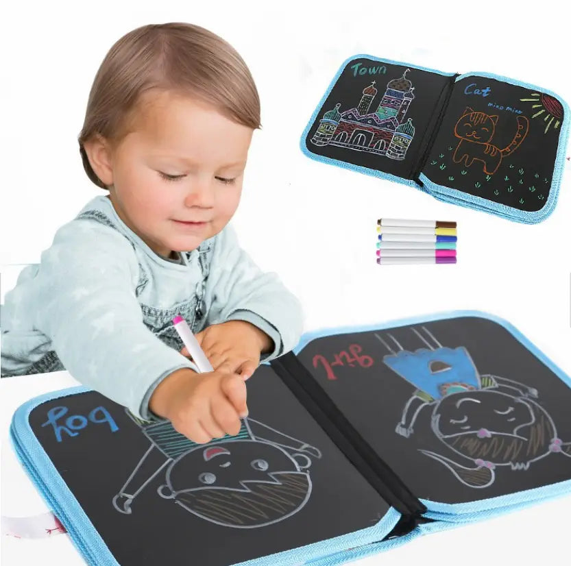 LIBRO DE DIBUJO MÁGICO BORRABLE PARA NIÑOS ★ Doodle Master®