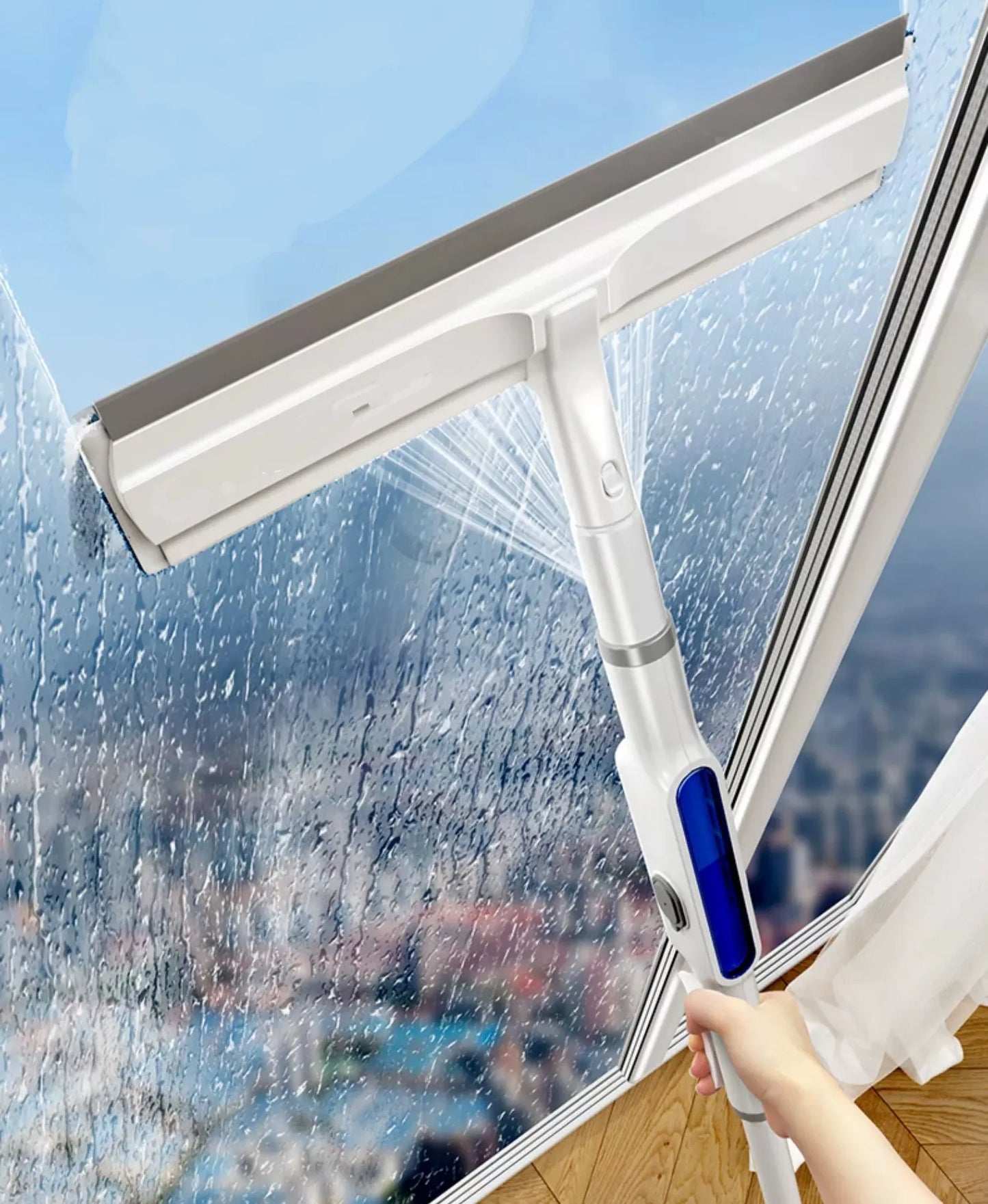 LIMPIA VIDRIOS MULTIFUNCIONAL 3 EN 1 CON SPRAY ★ CrystalClear™