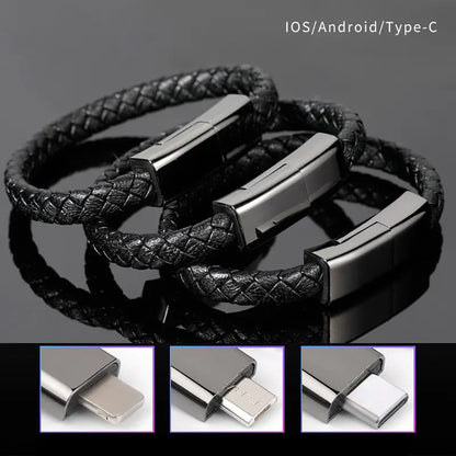 PULSERA CON CABLE DE CARGA RÁPIDA PARA iOS / ANDROID / TIPO C®