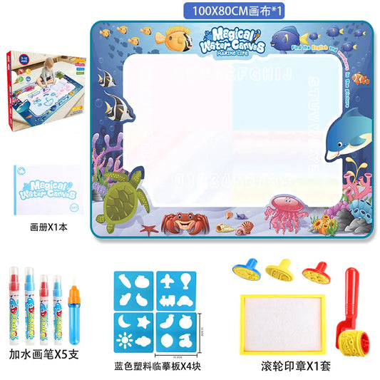 Magic Water® | KIT TAPETE DE AGUA MÁGICO PARA COLOREAR ★ Deja a tu hijo ser un gran artista