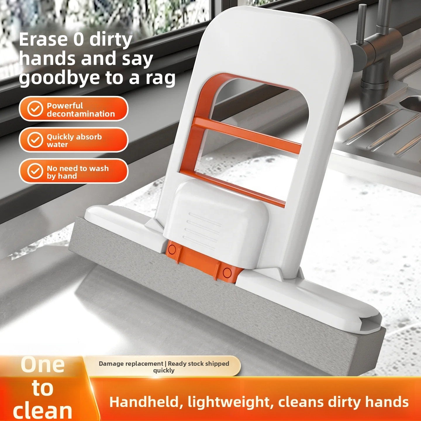 MicroClean® MINI LIMPIADOR PLEGABLE ★ Autoescurrible y lavable