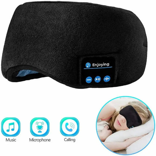 RelaxSound™ | MASCARILLA PARA DORMIR CON REPRODUCTOR DE MÚSICA ★ Compatible con Bluetooth