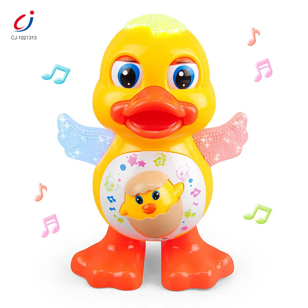Dancing-Duck® | JUGUETE PATO MECÁNICO ★ Baila, canta y es educativo para los niños
