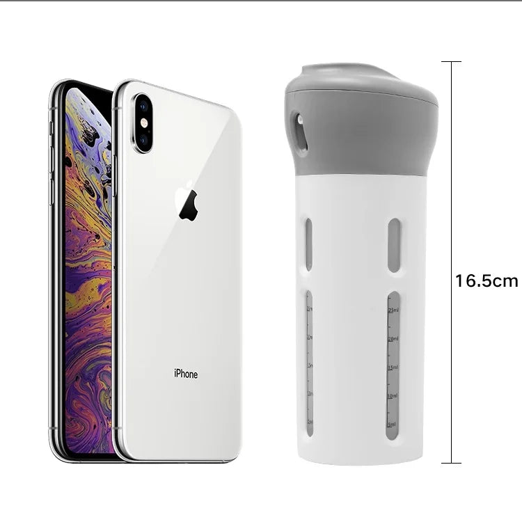 Quad-Dispense™ | BOTELLA DE VIAJE 4 EN 1 ★ Ideal para shampoo, crema, skin care y más...