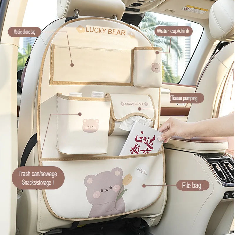 LuckyBear® TAPETE DE ALMACENAMIENTO PARA EL CARRO ★ Lleva los indispensables de tu bebé