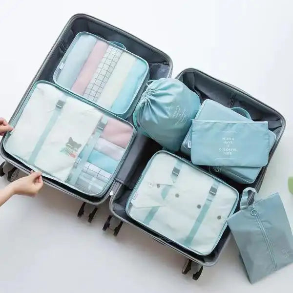 KIT ORGANIZADORES PARA MALETA DE VIAJE ★ SMARTPACK® X6 PIEZAS