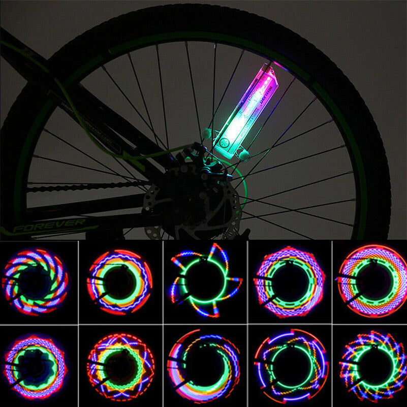 LightGlow™ | LUCES PARA LLANTAS DE BICICLETA ★ Crea hasta 30 patrones diferentes