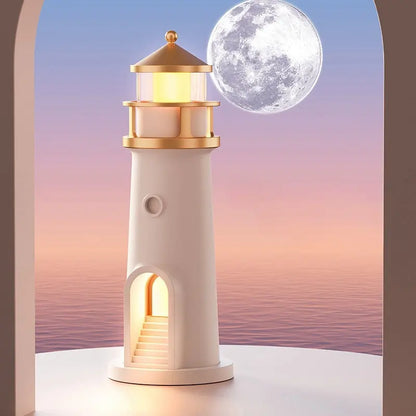 LÁMPARA DE FARO LUZ DE LUNA CON BOCINA INTEGRADA ★ DREAM LIGHT™