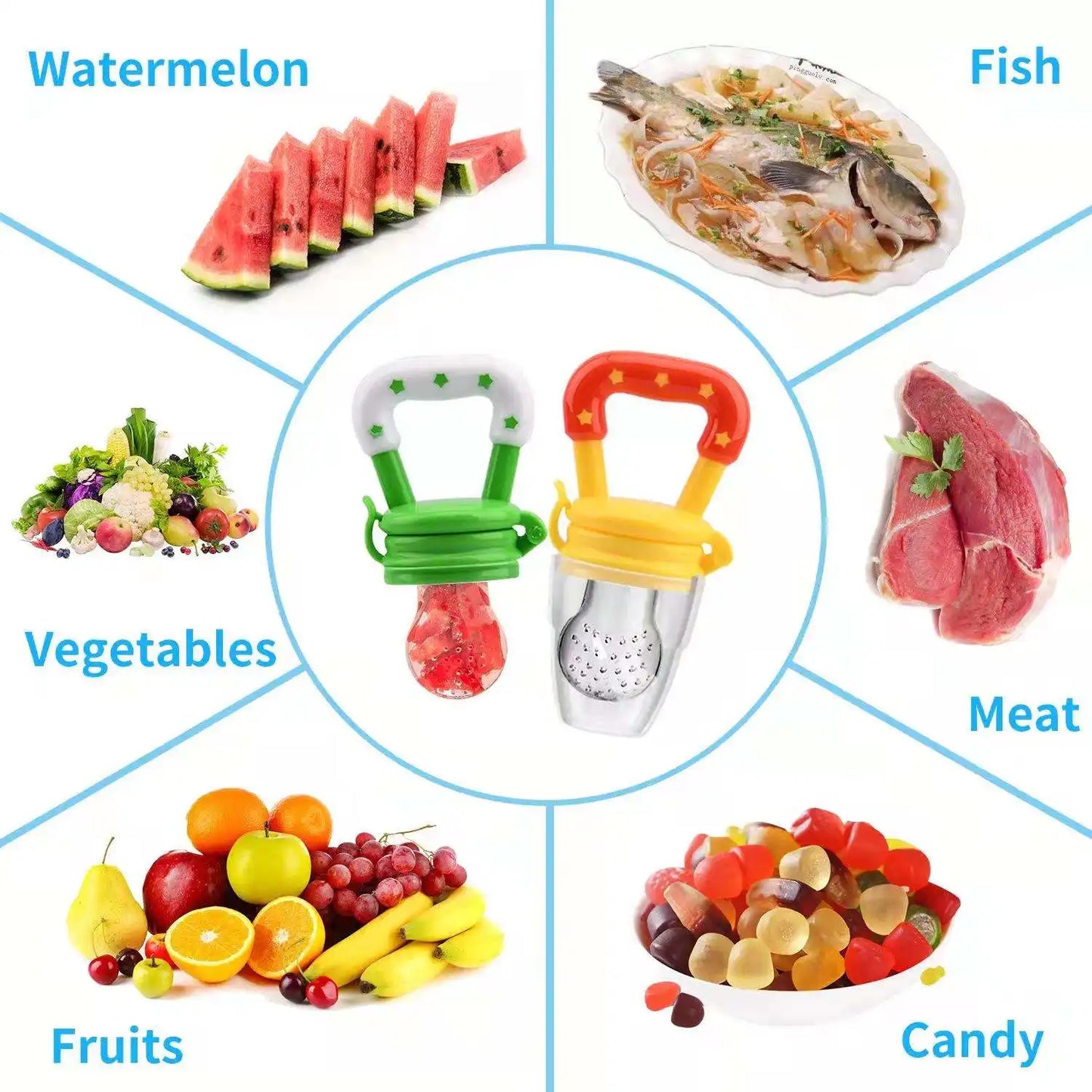 Tiny-Fruit™ | CHUPA DISPENSADORA DE FRUTAS ★ También es ideal para alimentos sólidos