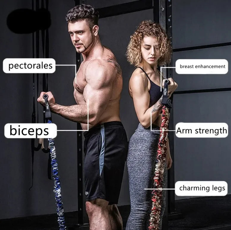 PowerBand™ | BANDA DE RESISTENCIA UNISEX ★ 3 niveles para un entrenamiento completo