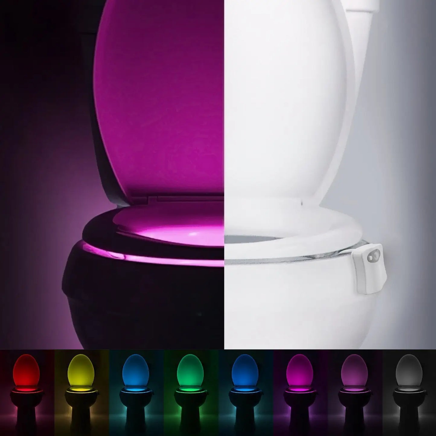 LUZ LED PARA EL BAÑO CON SENSOR DE MOVIMIENTO ★ SANITIGLOW®