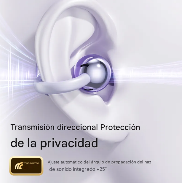 AUDÍFONOS INALÁMBRICOS CON DISEÑO DE EARCUFFS ★ SOUND CLIP®