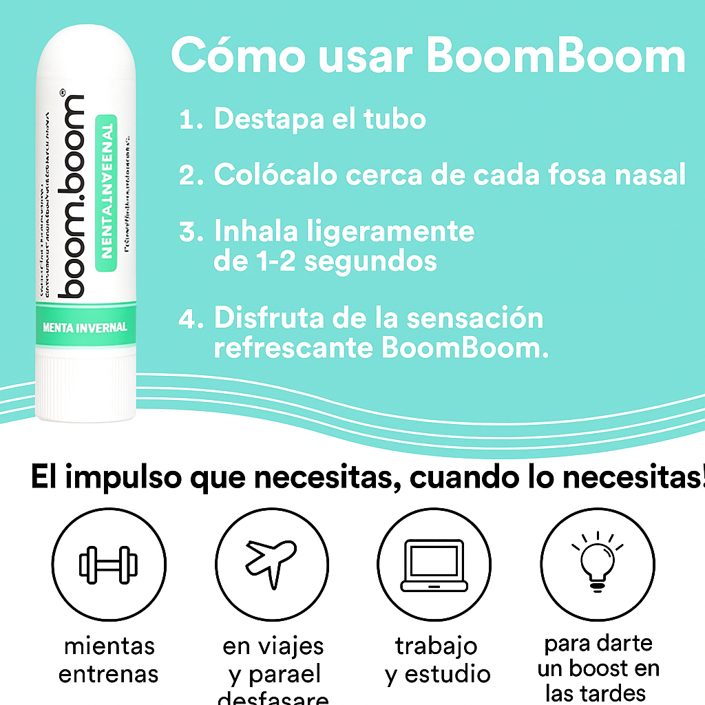 NasalStick® Barras Nasales De Menta X4 PCS