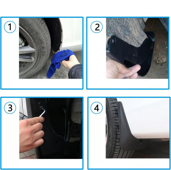 GUARDABARROS UNIVERSALES PARA CARRO ★ CarCleaner™ X4 PIEZAS