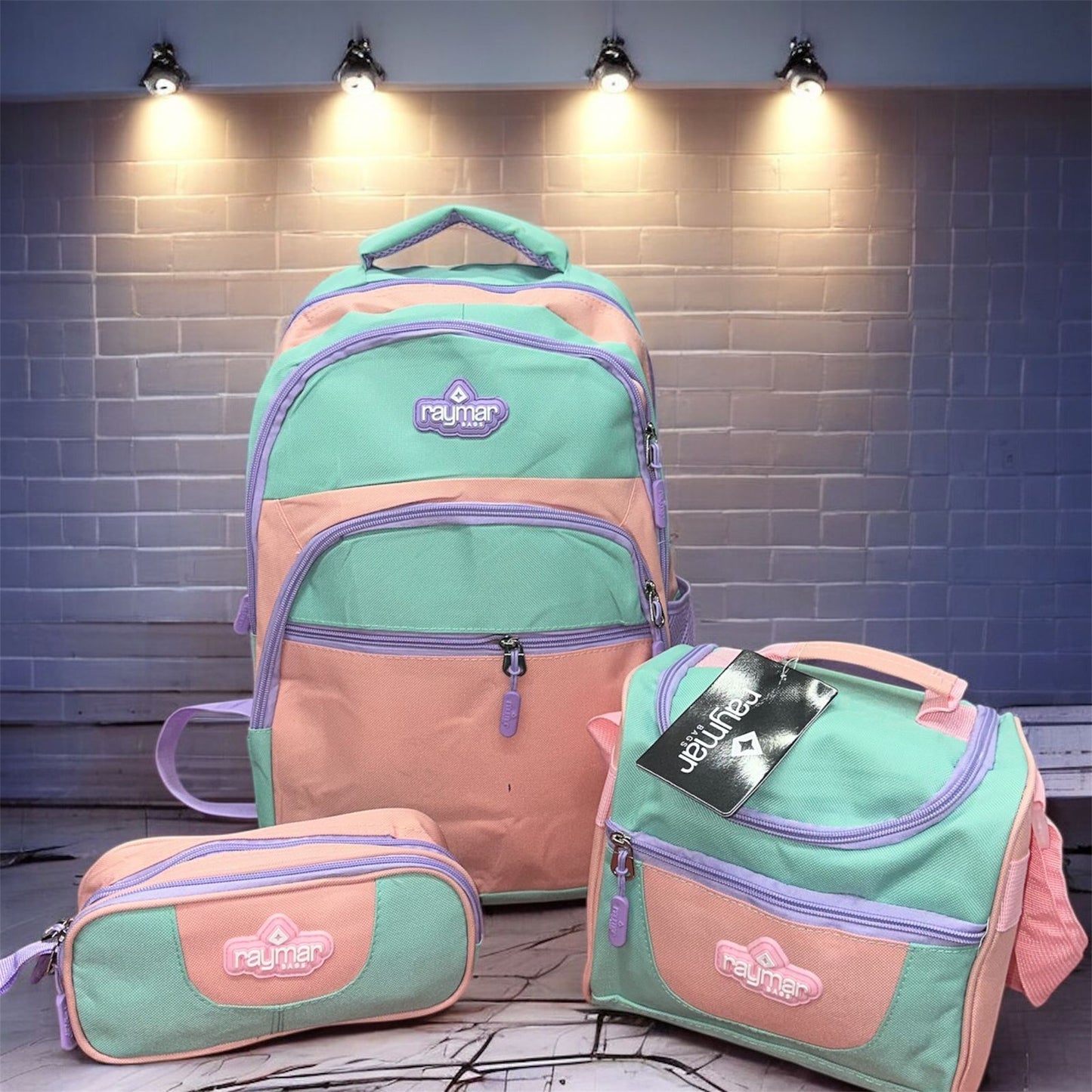 COMBO ESCOLAR® MORRAL+ LONCHERA + CARTUCHERA