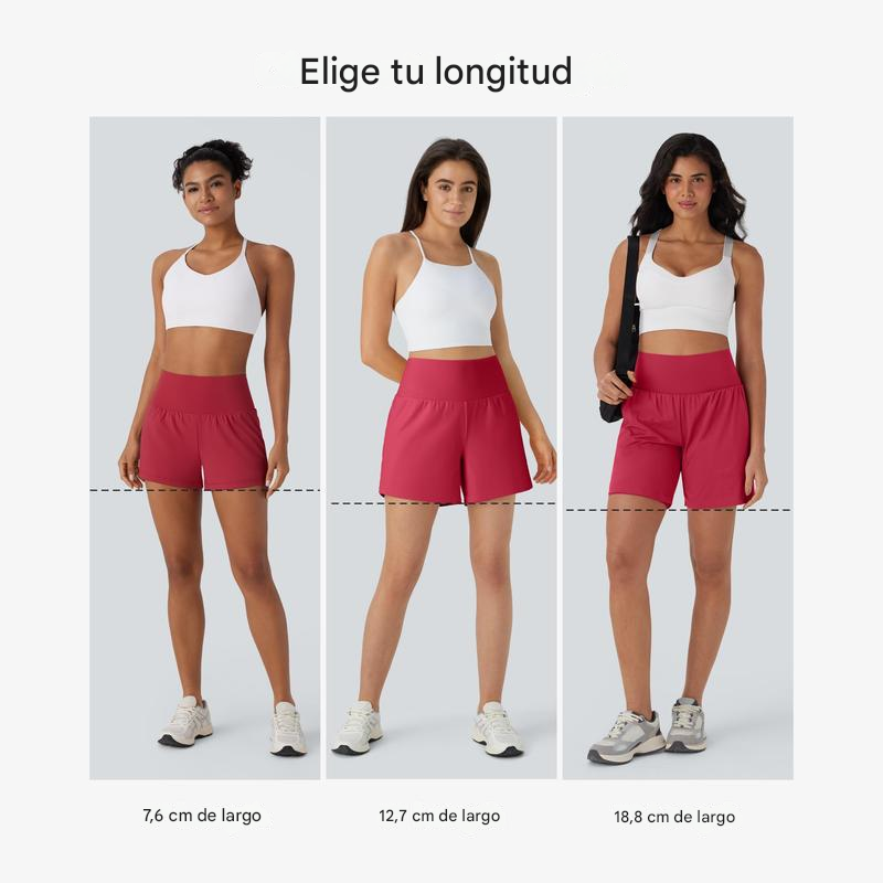 YogaFlex™ | PANTALONES CORTOS DE YOGA X2 PCS ★ Cintura alta UltraCómodos