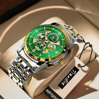 RoyalGreen® Reloj Suizo de Lujo Oro Verde