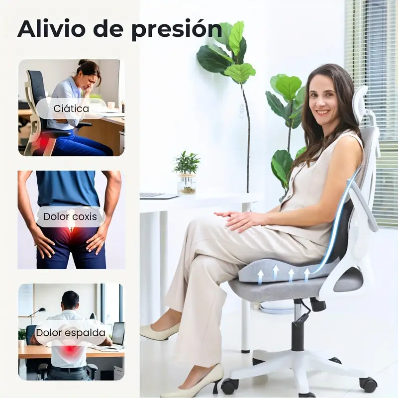 Sit-Smart® | COJÍN ERGONÓMICO PARA EL ASIENTO DEL CARRO ★ Ideal para todo tipo de sillas