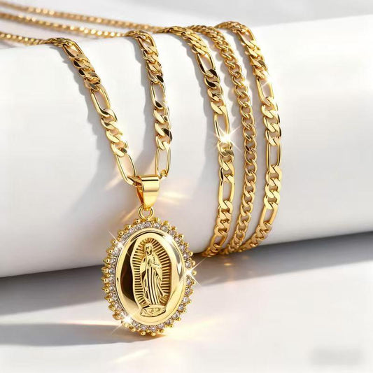 Sacred Aura™ Cadena de la Virgen de Guadalupe