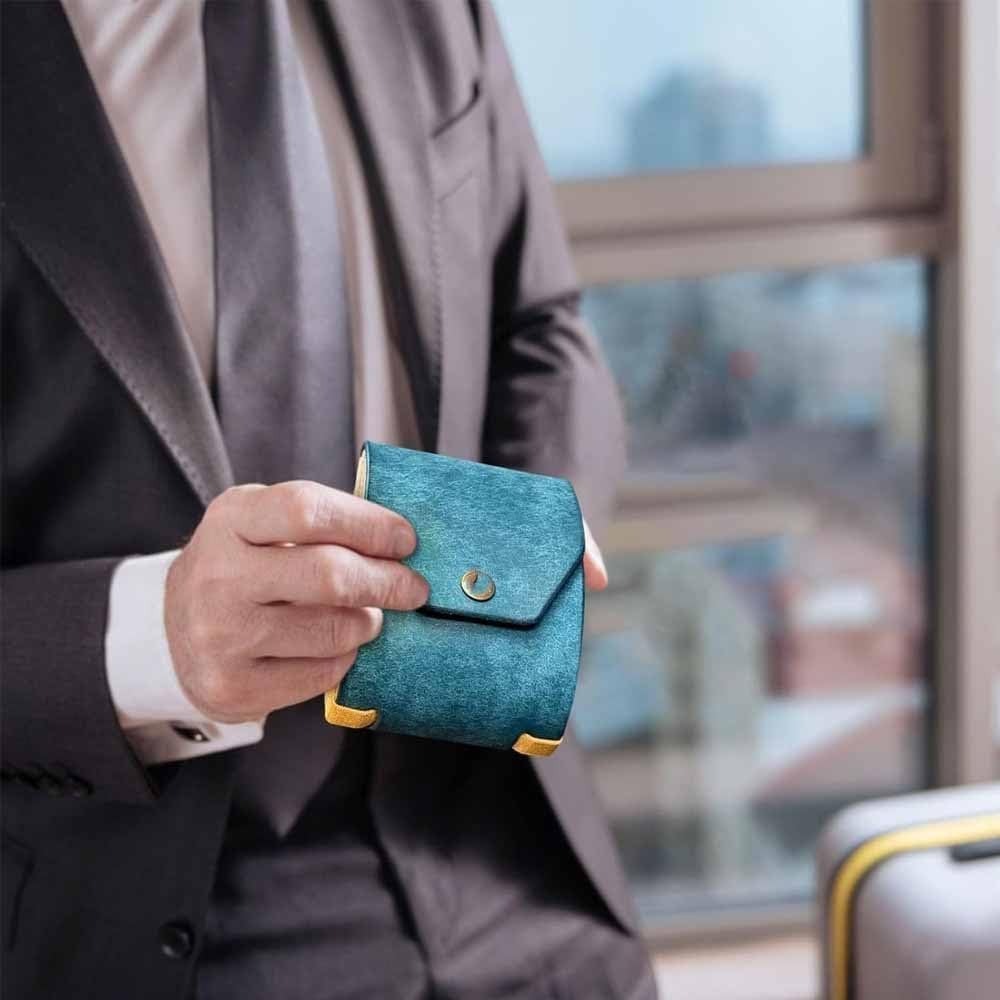 CashMaster™ Cartera De Cuero Para Dinero Efectivo