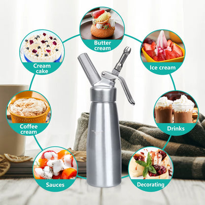 Creamify® Sifón de Repostería Para Cremas, Batidos, Espumas & Más...